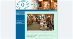 Desktop Screenshot of andovereyecare.com